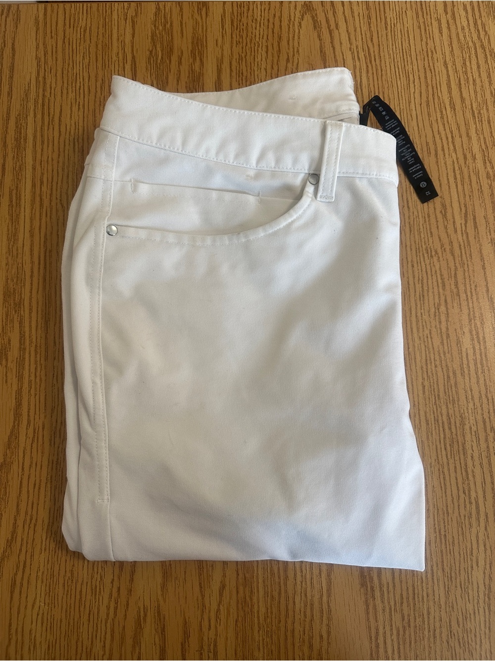Lululemon White ABC Slim-Fit Pant